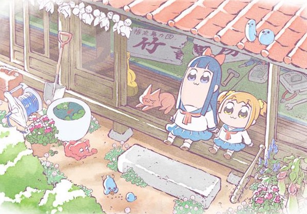 「ポプテピピック」 アニメのキービジュアル公開！ 竹書房が真っ二つに！？