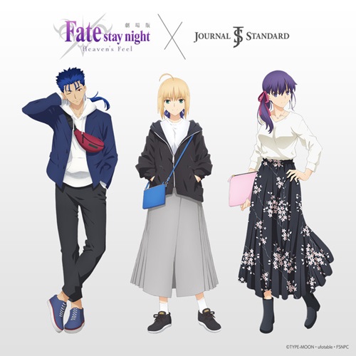 劇場版「Fate」×JOURNAL STANDARDのコラボアイテム、受注販売スタート