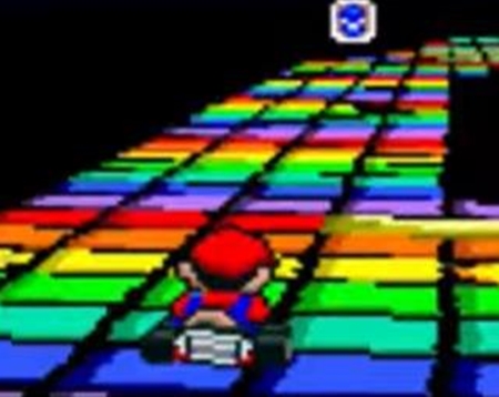 昔のマリオカート、道が狭すぎる…