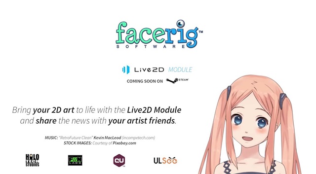 「FaceRig Live2D Module」 アニメキャラと自分の表情をリアルタイムでリンク