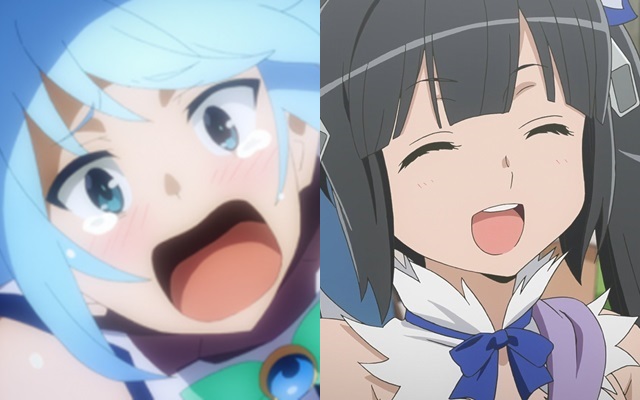 「このすば！の女神アクア」と「ダンまちの女神ヘスティア」&nbsp;どっちが強いの？