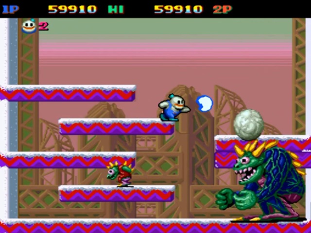 リリースから30年。雪ダルマアクション「スノーブラザーズ」がスマホ向けに無料配信開始