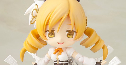 コトブキヤ「キューポッシュ」にまどマギの鹿目まどか・巴マミ・美樹さやか登場
